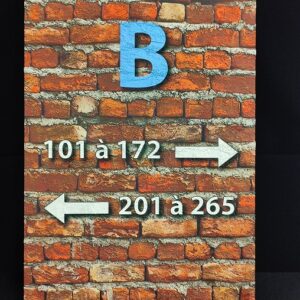 Dibond 3 mm impression relief B